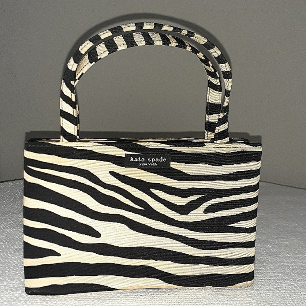 Kate Spade Zebra print mini clutch bag